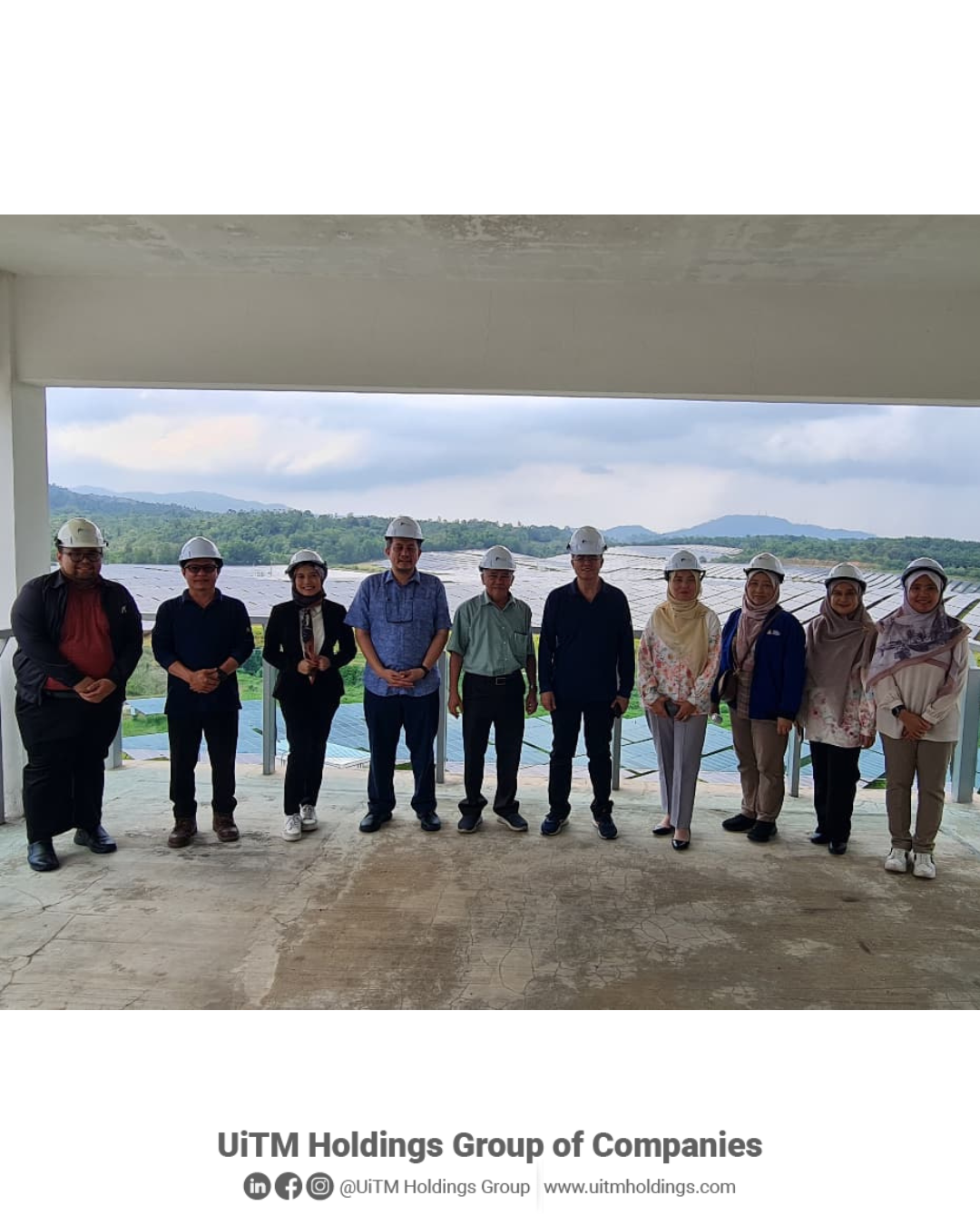 UiTM Energy and Facilities Sdn Bhd's BOD Meeting and Working Visits to USP I with UiTM Solar Research Institute