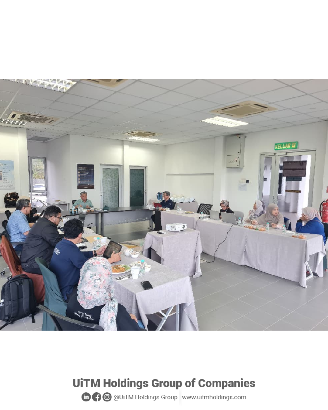 UiTM Energy and Facilities Sdn Bhd's BOD Meeting and Working Visits to USP I with UiTM Solar Research Institute